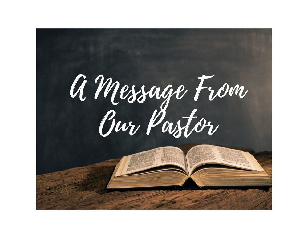 Pastor's message